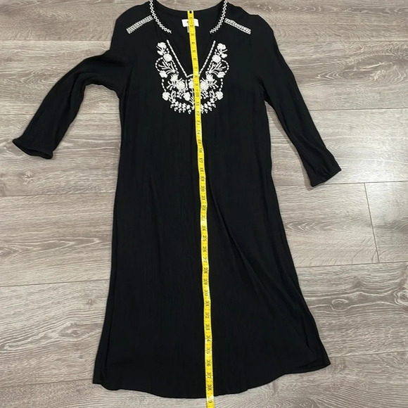Old Navy Long Sleeve Embroidered Dress M - Picture 13 of 16
